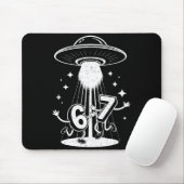 Grappige Zes Zeven 67 Meme Internet Meme Ufo Gen A Muismat (Met muis)