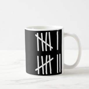 Grappige Zes Zeven 67 Meme Tally Marks 6 7 Nummers Koffiemok