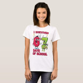 Grappige zes zeven 67 School Meme Nummers Leraar S T-shirt (Voorkant volledig)
