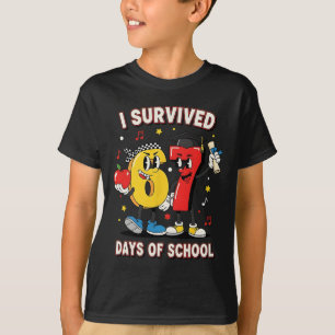Grappige Zes Zeven 67 School Mop Nummer Humor _1 T-shirt