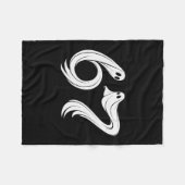 Grappige Zes Zeven 6 7 Meme 67 Ontwerp Spook Hallo Fleece Deken (Voorkant (Horizontaal))