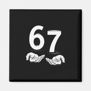 Grappige Zes Zeven 6 7 Meme Gen Alpha Jargon 6 7 H Magneet