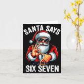 Grappige zes zeven 6 7 Meme Gen Alpha Jargon 6 7 K Kaart (Gele Bloem)