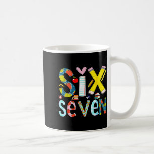 Grappige Zes Zeven 6 7 Meme Leraar Cadeau Voor Man Koffiemok