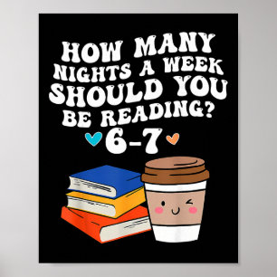 Grappige Zes Zeven 6 7 Meme Leraar Lezen 6-7 67 St Poster