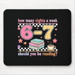 Grappige Zes Zeven 6 7 Meme Leraar Ontwerp Lezen 6 Muismat