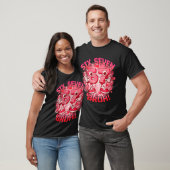 Grappige Zes Zeven Bruh 67 Brainrot Meme Valentijn T-shirt (Unisex)