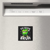 Grappige zes zeven bruh st patricks day dabbing magneet (Insitu (Vaatwasser))