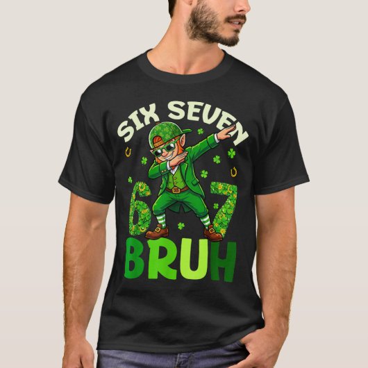 Grappige zes zeven bruh St. Patricks Day shirts ki (Voorkant)