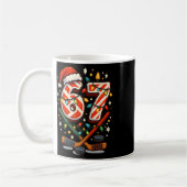 Grappige Zes Zeven Kerst IJshockey Koffiemok (Links)