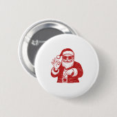 Grappige Zes Zeven Meme 67 Kerstmis Brainrot Kerst Ronde Button 5,7 Cm (Voorkant /achterkant)