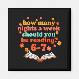 Grappige Zes Zeven Meme 6 7 Leraar Boek Lezen 6 7  Magneet