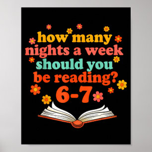 Grappige Zes Zeven Meme 6 7 Leraar Boek Lezen 6 7 Poster