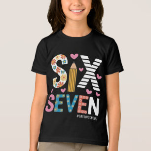 Grappige Zes Zeven Meme: Leraar Legt 6-7 Uit Tri-Blend Shirt