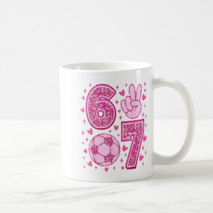 Grappige Zes Zeven Voetbal Valentijnsdag Mannen Vr Koffiemok