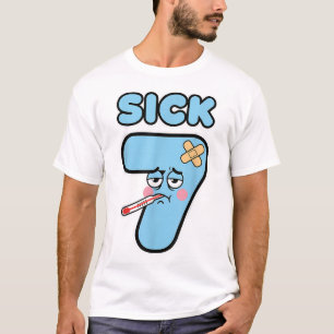 Grappige Zieke Zeven 67 Halloween Kostuum Voor Tre T-shirt