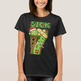 Grappige Zieke Zeven Meme 67 Zes Zeven Kerstman Ho T-shirt