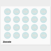 Grappige Zijmissies Ronde Sticker (Vel)