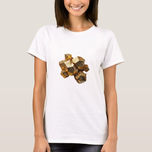Grappige Zilveren ABSTRACTE KUNST Ontwerp T-shirt (Voorkant)