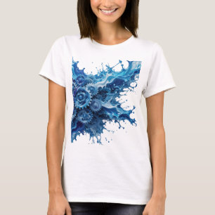 Grappige Zilveren WATER AANGEDREVEN TANDWIELSYSTEE T-shirt