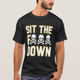 Grappige Zit Ga Weg Sarcastische Uitdrukking Voor  T-shirt
