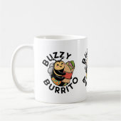 Grappige Zoemende Burrito Bij  Koffiemok (Links)