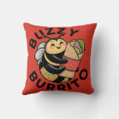 Grappige Zoemende Burrito Bij Kussen (Achterkant)