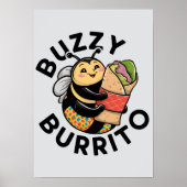 Grappige Zoemende Burrito Bij Poster (Voorkant)