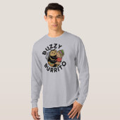 Grappige Zoemende Burrito Bij  T-shirt (Voorkant volledig)