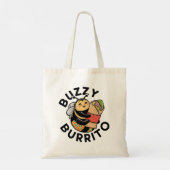 Grappige Zoemende Burrito Bij Tote Bag (Achterkant)