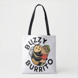Grappige Zoemende Burrito Bij Tote Bag