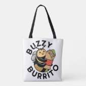Grappige Zoemende Burrito Bij Tote Bag (Achterkant)