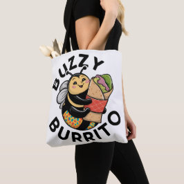 Grappige Zoemende Burrito Bij Tote Bag
