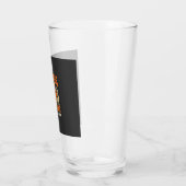 Grappige Zombie Eet Hersenen Halloween Vector Ontw Glas (Links)