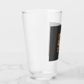 Grappige Zombie Eet Hersenen Halloween Vector Ontw Glas (Rechts)