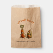 Grappige zombie groenten Halloween Bedankzakje (Voorkant)