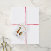 Grappige zombie groenten Halloween  Cadeaulabel (Met Touw)