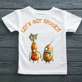 Grappige zombie groenten Halloween T-shirt