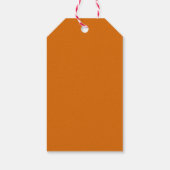 Grappige zombie groenten zwarte Halloween  Cadeaulabel (Achterkant)