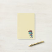 Grappige Zombie Guy Post-it® Notes (Op bureau)
