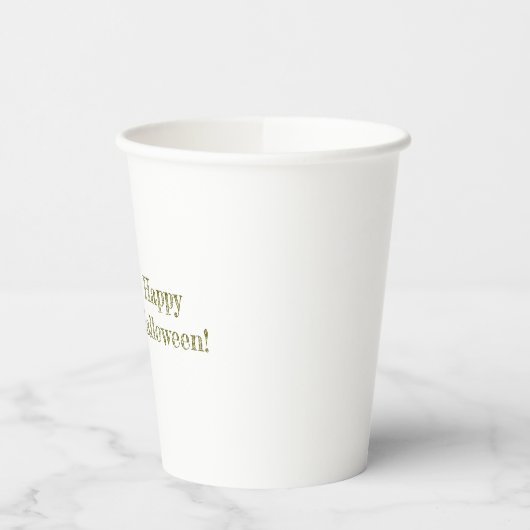 Grappige Zombie Halloween Papieren Bekers (Links)