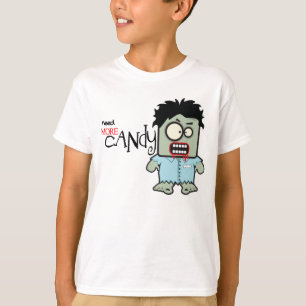 Grappige Zombie Heeft Snoep Nodig Halloween T-shirt