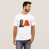 Grappige Zombie Koppel T-shirts | Maar Eerst Herse (Voorkant volledig)