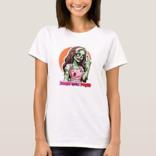 grappige ZOMBIE MEISJE KRACHT halloween makkelijk T-shirt
