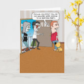 Grappige Zombie Walkers Verjaardag Kaart (Gele Bloem)