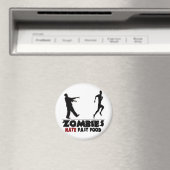 Grappige Zombies Fast Food Magneet (Insitu (Vaatwasser))
