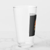 Grappige zombies Halloween achtervolgen ons ontwer Glas (Rechts)