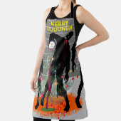 Grappige zombies kerstboom koken keuken schort (Insitu)