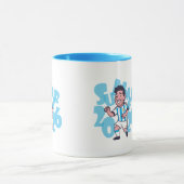 Grappige zomer 2026 voetbalspeler mok (Midden)