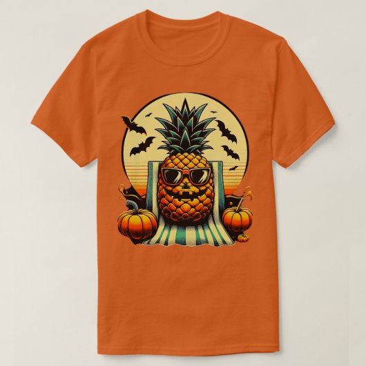 Grappige zomer ananas swinger Halloween 1 T-shirt (Design voorkant)